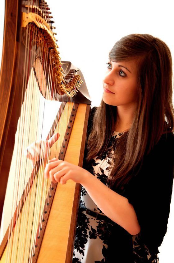 portrait harpist